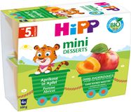 HiPP BIO Jablka s meruňkami 4 x 100 g