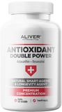 Aliver Nutraceutics Antioxidant Double Power, Astaxanthin+Resveratrol 60 kapslí
