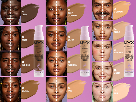 NYX Professional Makeup Bare With Me Zklidňující sérum a korektor 2v1 - odstín 02 Light 9.6 ml
