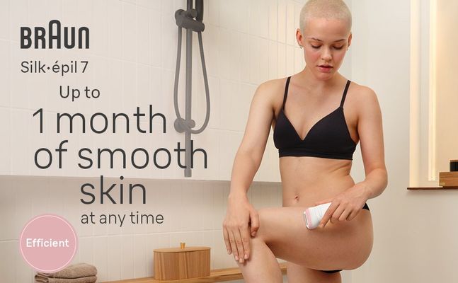 Braun Silk·épil 7, Epilátor 7-000, Bílý/Růžový