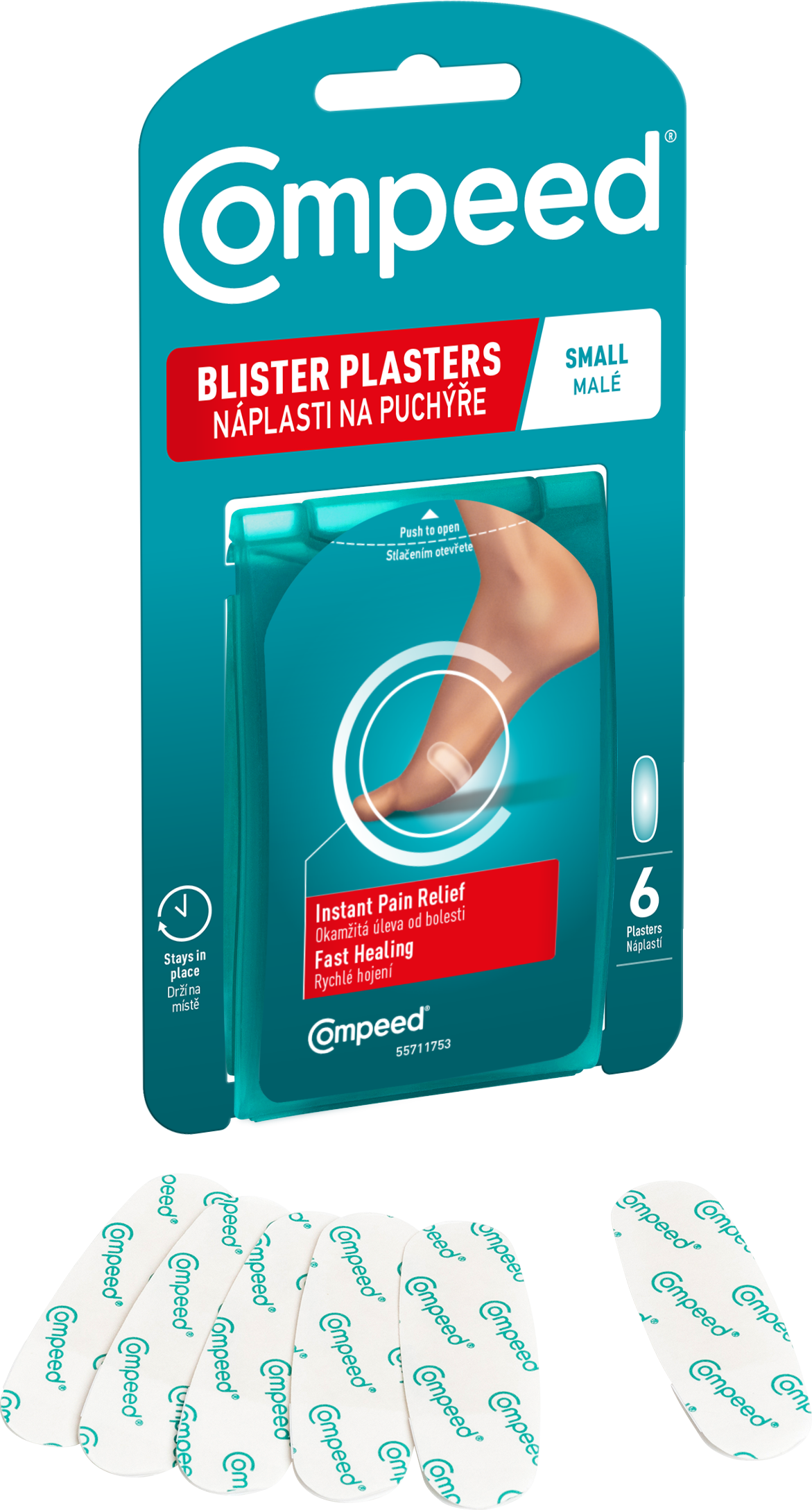 Compeed Náplast na puchýře malá 6 ks