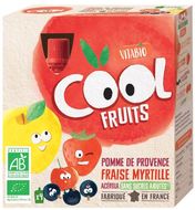 Vitabio Ovocné BIO kapsičky Cool Fruits jablko, jahody, borůvky a acerola 4 x 90 g