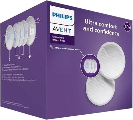 Philips Avent Prsní vložky jednorázové 60 ks