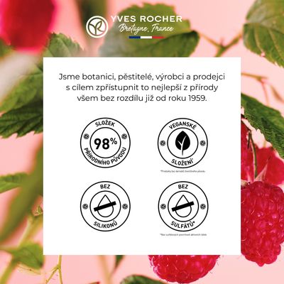 Yves Rocher Krém na ruce Malina & máta 30 ml