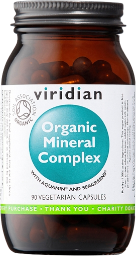 Viridian Mineral Complex Organic (Komplex minerálů Bio) 90 kapslí