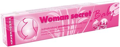 Woman Secret Těhotenský test BABY proužkový 2v1 2 ks