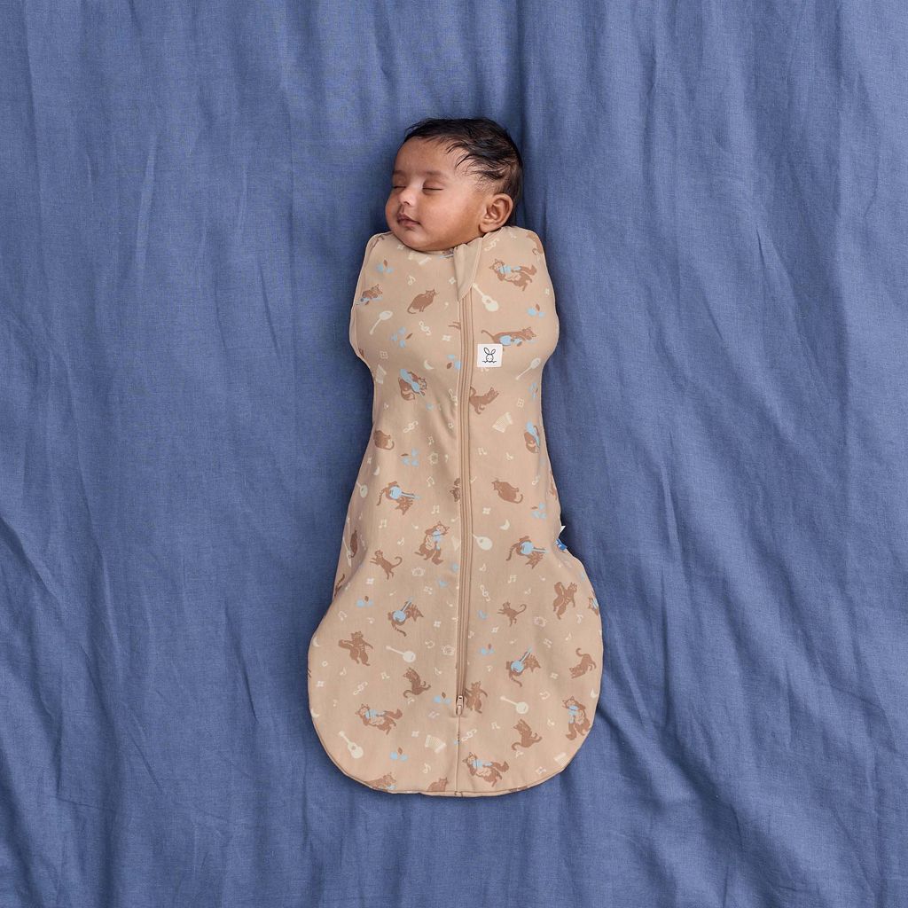 ERGOPOUCH Zavinovačka a pytel na spaní 2v1 Cocoon Melody 3-6m, 6-8kg, 0,2tog 1 ks