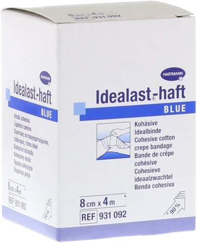 Hartmann Idealast-haft Obinadlo elastické color modrá 8 cm x 4 m