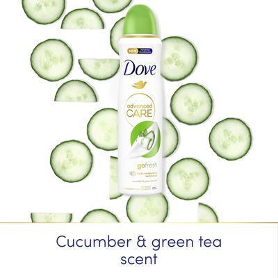 Dove Advanced care go fresh Okurka & Čaj antiperspirant sprej 150 ml