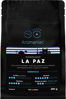 Aromaniac Honduras La Paz, mletá 250 g