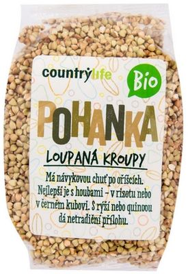 Country Life Pohanka loupaná kroupy BIO 500 g