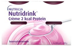 Nutridrink Creme 2 kcal Protein s příchutí lesní ovoce 4 x 200 g