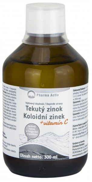 Pharma Activ Koloidní zinek + vitamín C 300 ml