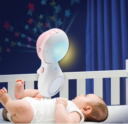 Infantino Hudební kolotoč s projekcí 3v1 růžový