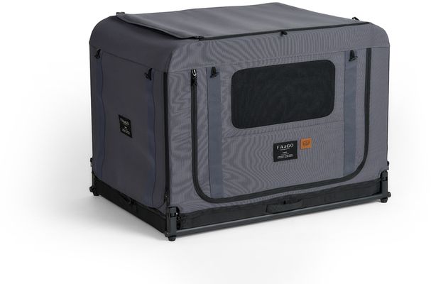 FIKAGO Skládací kennel přepravka Queen L Grey