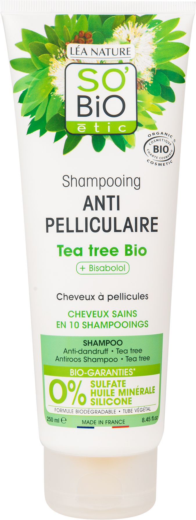 So´Bio étic Šampon proti lupům s tea tree a bisabololem BIO 250 ml