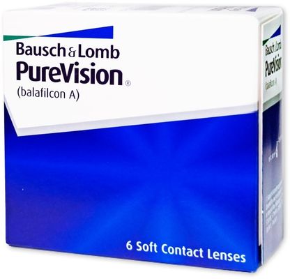 Bausch & Lomb PureVision měsíční kontaktní čočky -3,25 6 čoček