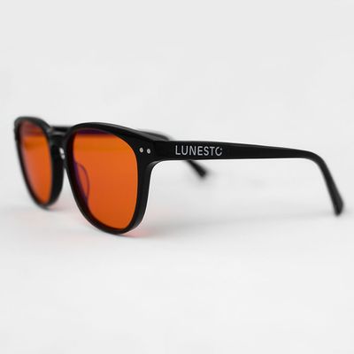 Lunesto Blue Light - oranžové brýle blokující modré světlo - černé