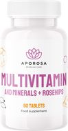 Aporosa Multivitamin a minerály s šípky 90 tablet
