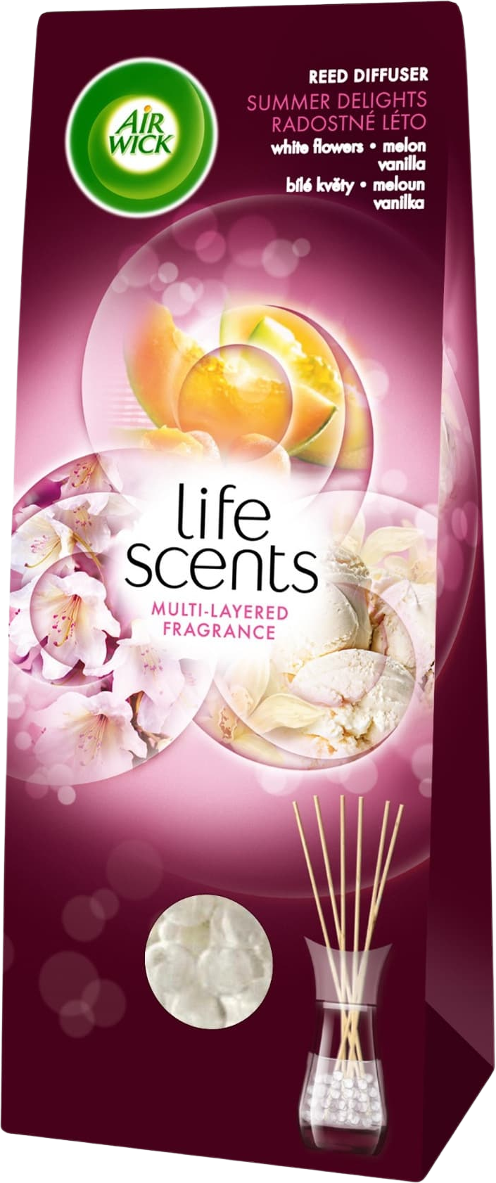 Airwick Vonné tyčinky Radostné léto 25 ml