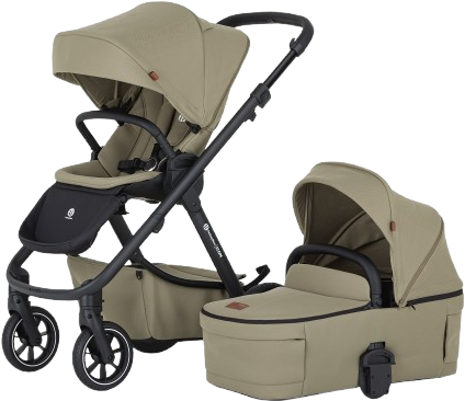 Petite&Mars Kočárek kombinovaný ICON 2v1 Mossy Green LITE RWS