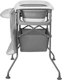 Kinderkraft Stolek přebalovací s vaničkou Bubbly Grey 82.5 cm