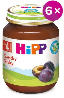 HiPP OVOCE BIO Švestky 6 x 125 g