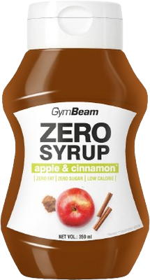 GymBeam ZERO SYRUP Apple & cinnamon 350 ml