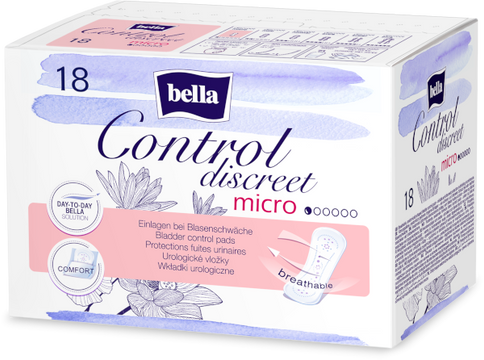 Bella Control Discreet micro urologické vložky 18 ks