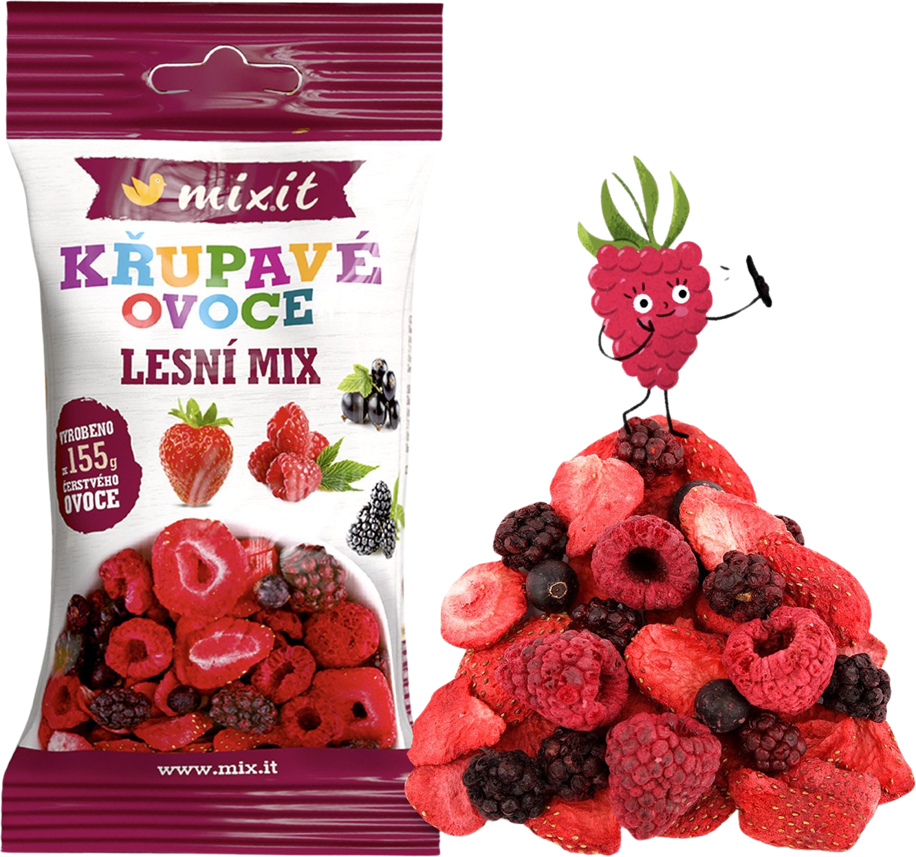 Mixit Křupavé ovoce lesní mix 20 g