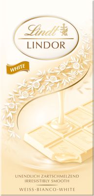 Lindt Lindor Tablet White 100 g