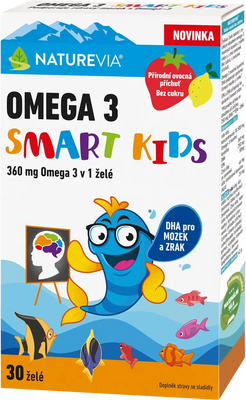 NatureVia Omega 3 Smart Kids 30 ks