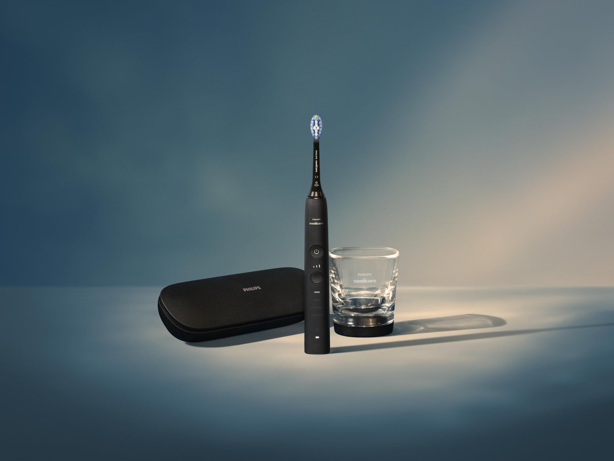 Philips Sonicare DiamondClean Black 9000 + Power Flosser Black HX3886/43