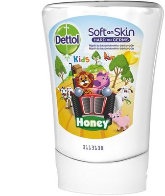 Dettol Bezdotykový dávkovač mýdla pro děti + náplň 250 ml