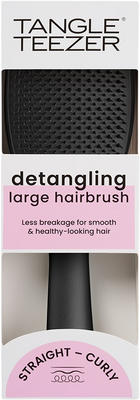 Tangle Teezer Large Wet Detangler Black Gloss