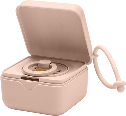 BIBS krabička na dudlíky - Blush