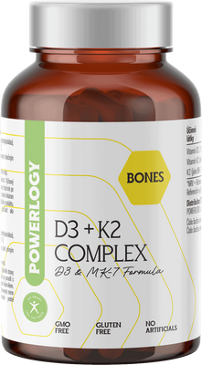 Powerlogy D3 + K2 Complex 60 kapslí