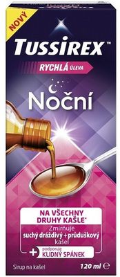Tussirex noční sirup 120 ml