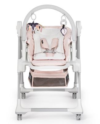 Kinderkraft Select Židlička jídelní Lastree Pink, Premium