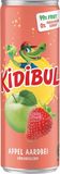 Kidibul Dětský šumivý nápoj - 99% Jablko a jahoda - plechovka 250 ml