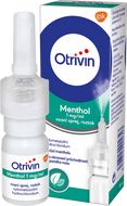 Otrivin Menthol 1mg/ml nosní sprej při léčbě ucpaného nosu 10 ml