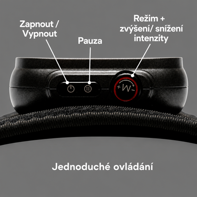 Reviber Pás s infračerveným LED světlem