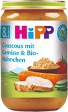 HiPP BIO Kuskus se zeleninou a kuřecím masem, od 8. měsíce 220 g