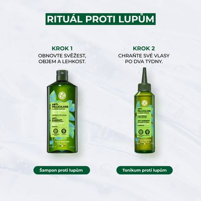 Yves Rocher Šampon proti lupům s bio mátou peprnou 300 ml