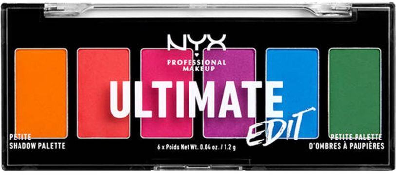 NYX Professional Makeup Ultimate Edit Petite Shadow Oční stíny - Brights 7.2 g