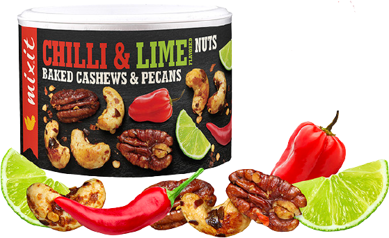 Mixit Oříšky z pece - habanero chilli a limetka 150 g