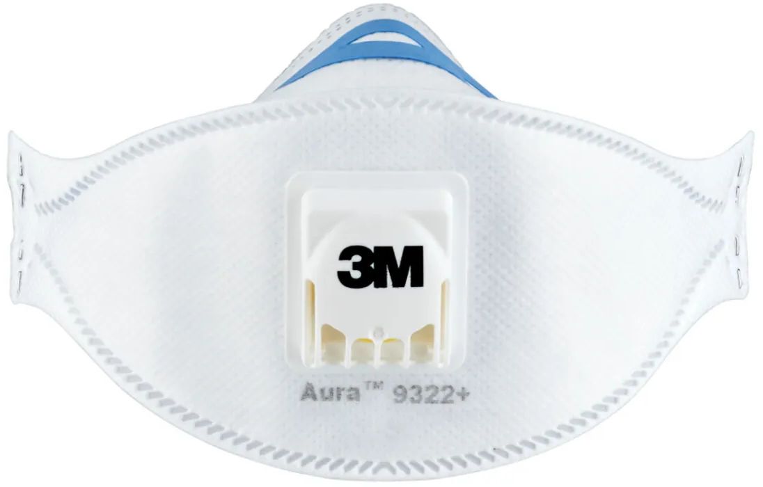 3M 9322 Aura respirátor proti částicím s ventilem FFP2 2 ks