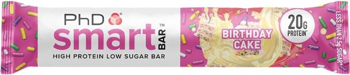 PhD Nutrition Smart Bar birthday cake 64 g