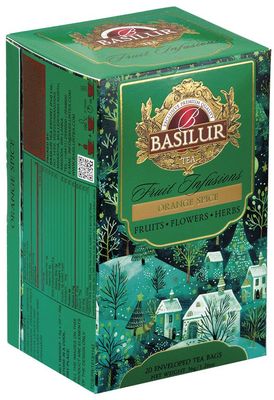 Basilur Christmas Fruit Orange Spice 20 x 1.8 g