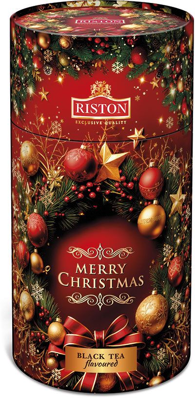 Riston Merry Christmas Red papírový tubus 85 g